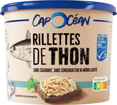 Rillettes de thon MSC 150g CAP OCÉAN