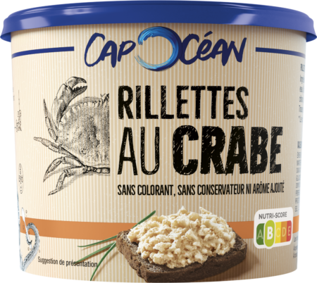 Rillettes au Crabe 150g CAP OCEAN