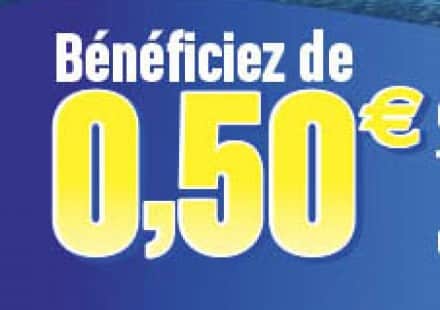 Promotion découverte : 0,50€ de réduction sur votre premier achat Cap Océan du 01/04/2016 au 31/07/2016