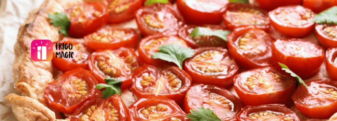 Recette anti-gaspi - Tarte fine tomates & rillettes de thon MSC* Cap Océan