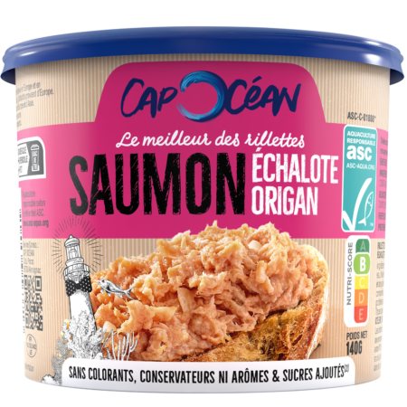 Rillettes EXTRAS Saumon ASC Echalote