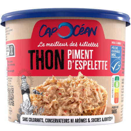 Rillettes Thon MSC Piment d'Espelette