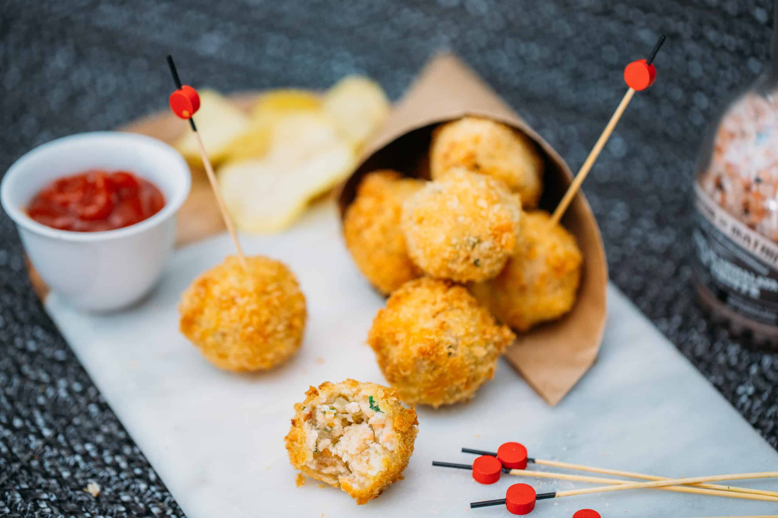Croquettes de la mer façon Brandade Prêt à Poêler Cap Océan Saumon ASC* à la Ciboulette 200g Cap