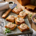 Toasts de Saumon Fromage Frais Cap Océan sur pain d'épices