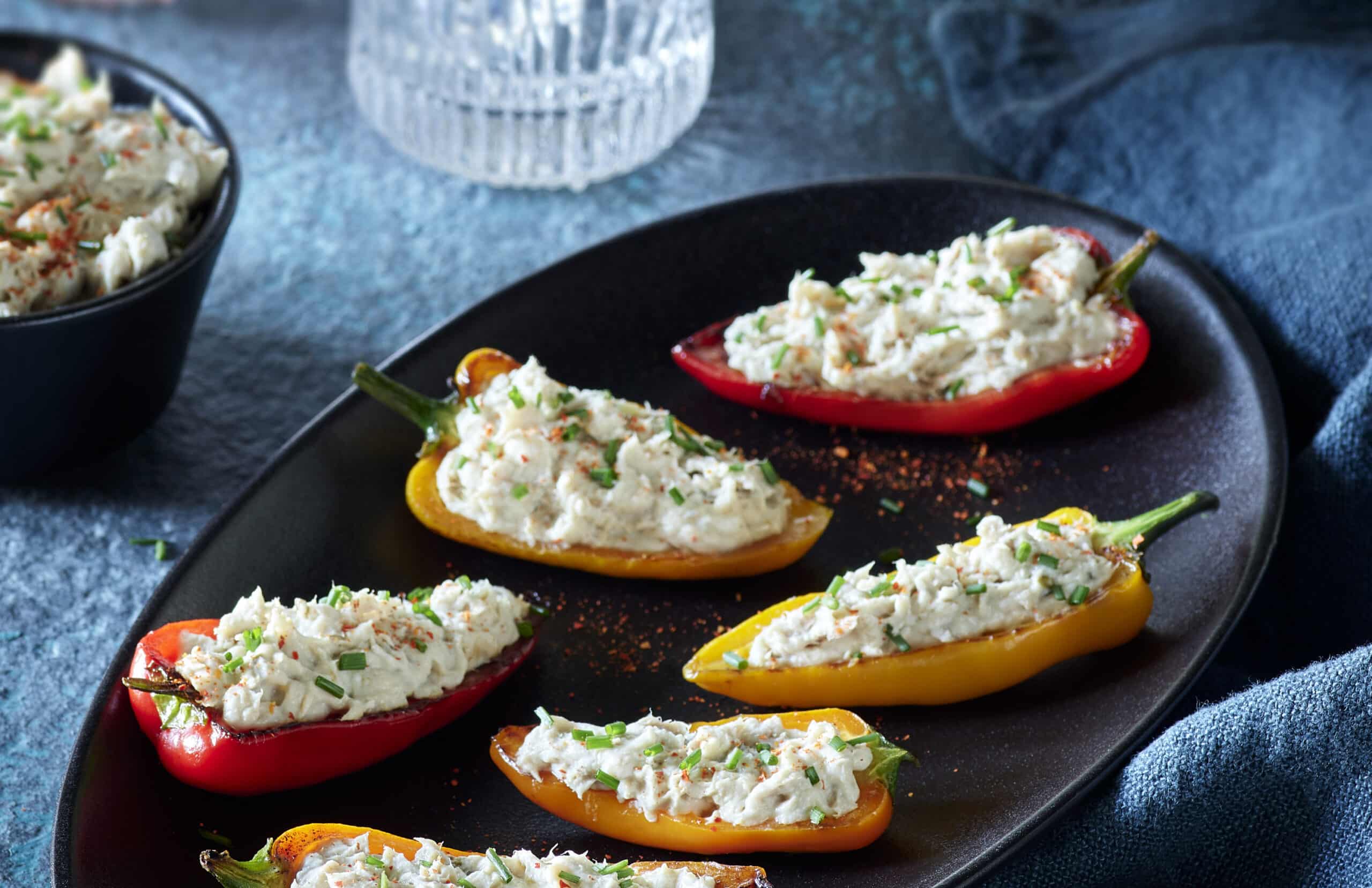 Recette Mini-Poivrons farcis tartinable Thon MSC Fromage Frais