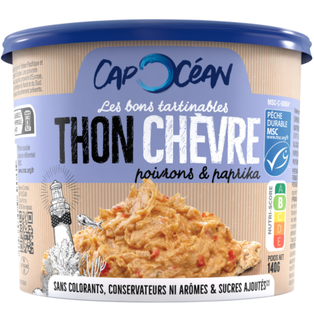 Thon MSC Chèvre Poivrons Paprika