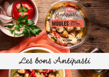 Nouvelle gamme : Les bons Antipasti Cap Océan !