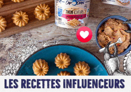 Les recettes influenceurs réalisées pour Cap Océan